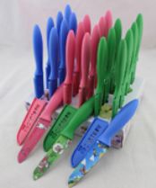 24pcs cartoon knives with display boa